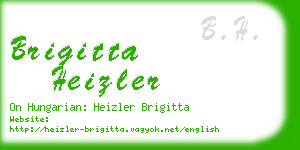 brigitta heizler business card